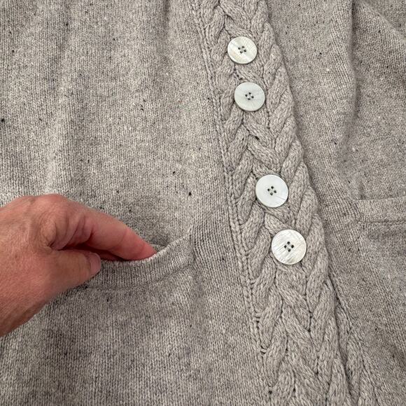 Irelandseye Knit Women Wool Cashmere Boho Gramacore Oversize Cardigan Sweater XL - Picture 6 of 9